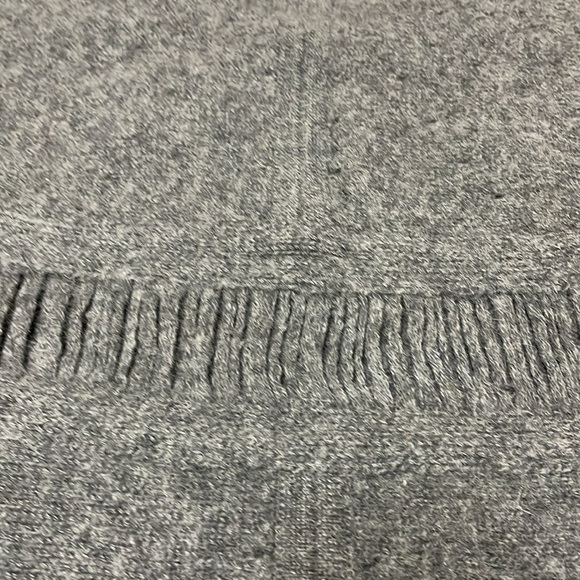 MFH Knits 100% BABY ALPACA SOFT Gray Sweater MADE IN PERU Size Medium Keyhole - Picture 8 of 13